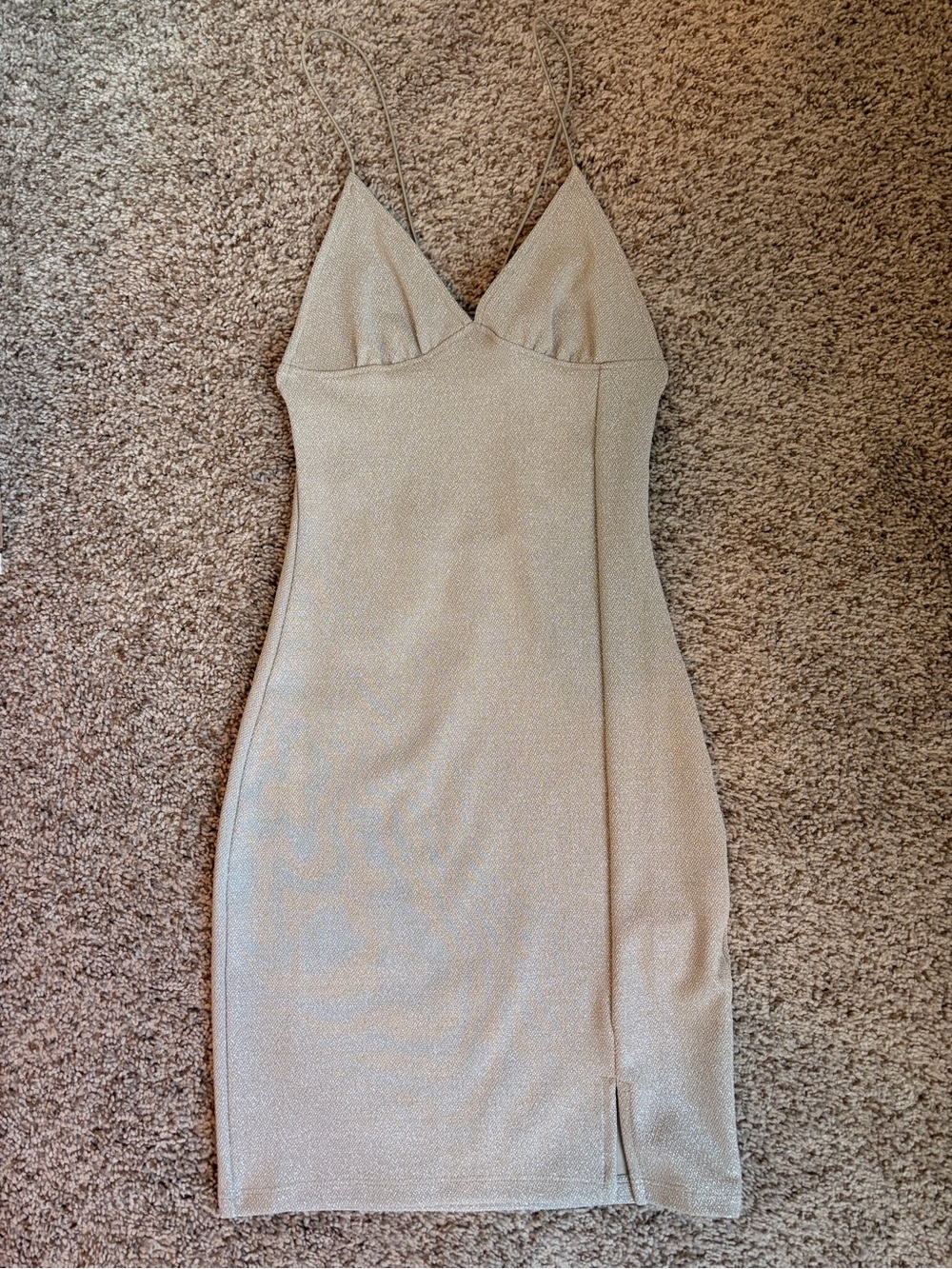 H&M Divided Metallic Bodycon Dress - XS